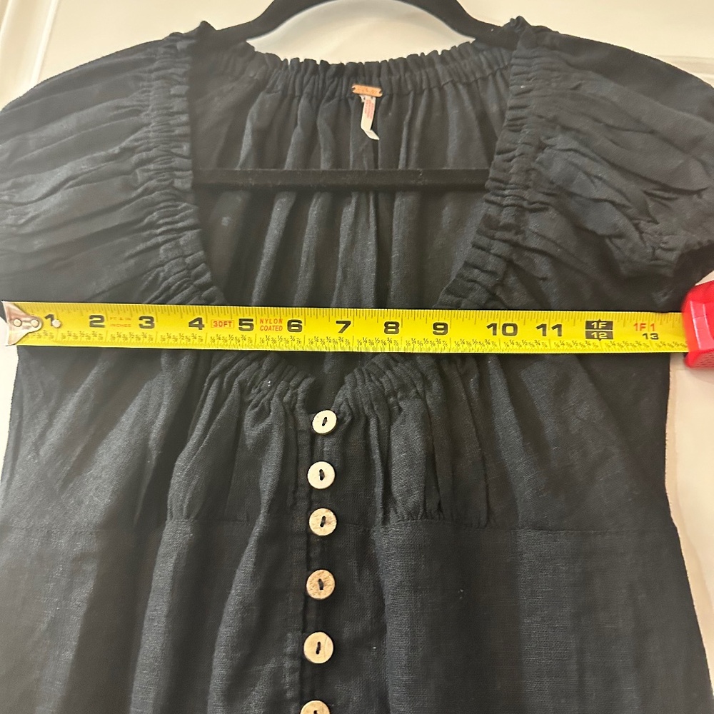 Free people black mini dress